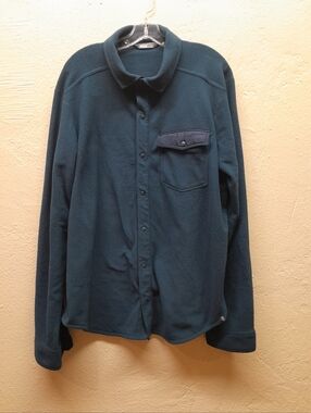 Stio Turpin Fleece Snap Shirt Jacket Hiking Outdoor Backwoods Heather Men’s XL